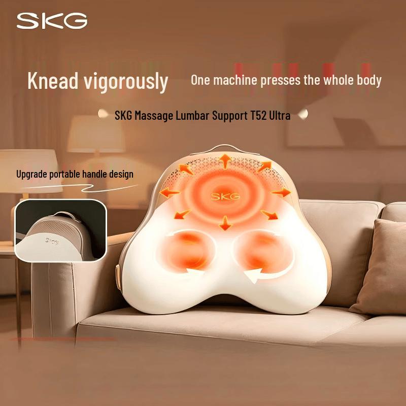 SKG T5 2nd Gen Ultra Wireless Multi-Functional Massage Cushion CN plug (adapter included)