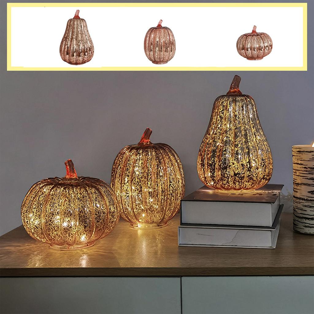 Party Venue Pumpkin , Western Festival Decorations, Luminous Electronic Small Pumpkin .