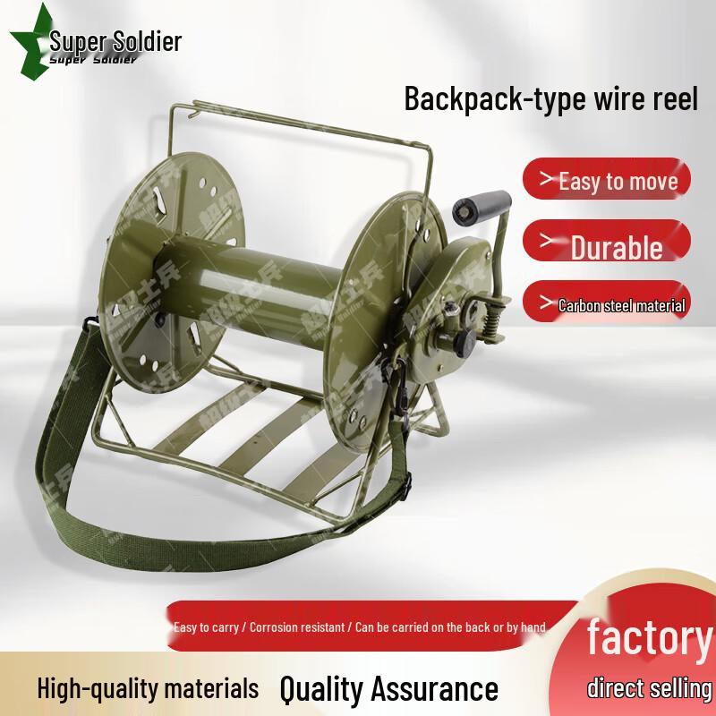 Super Soldier Backpack Fiber Optic Cable Dispenser