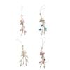 Acrylic Star And Pearls Hanging Decors Artistic Starry Pearls Wind Chime Keychain Phone Charm Ornament For Women