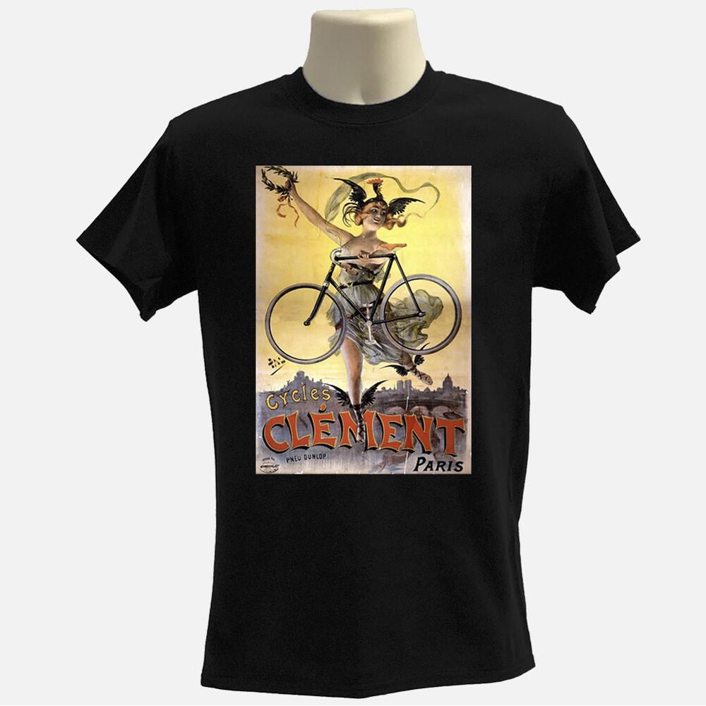 Art Nouveau bicycle Tshirt Cycling Tee Shirt Graphic Tee Funny Tee Unisex T-Shirt XXXL
