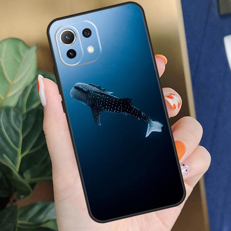 Whale Sharks Fish Case For Xiaomi 15 14 Ultra 13T 14T 15T Pro 17 Pro Max POCO X7 X5 X6 F5 F6 F7 F8 Pro Coque