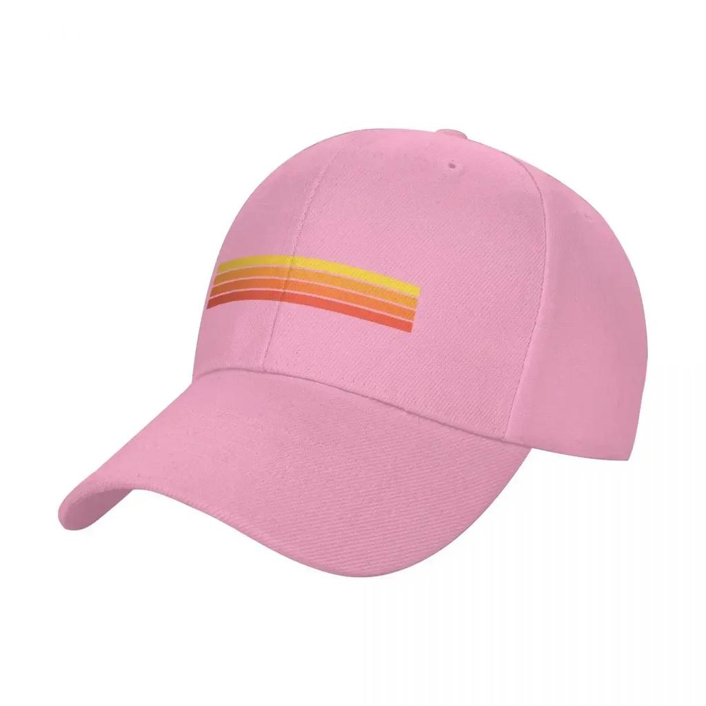 70s Vintage Retro Summer Stripes Baseball Cap Dropshipping Cosplay Visor Designer Hat Mens Baseball Womens