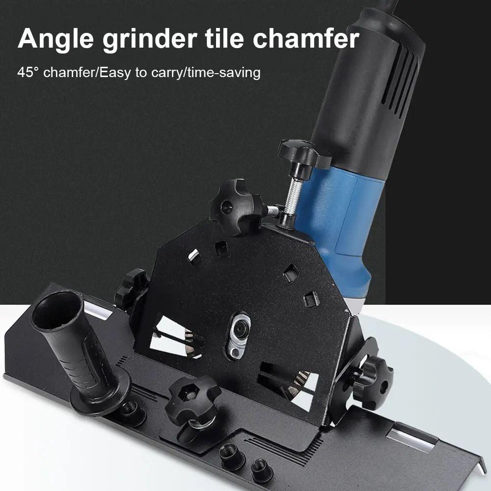 Metal Tile Chamfering Bracket Easy To Use Ceramic Tile Cutter Seat Chamfer  For Woodworking