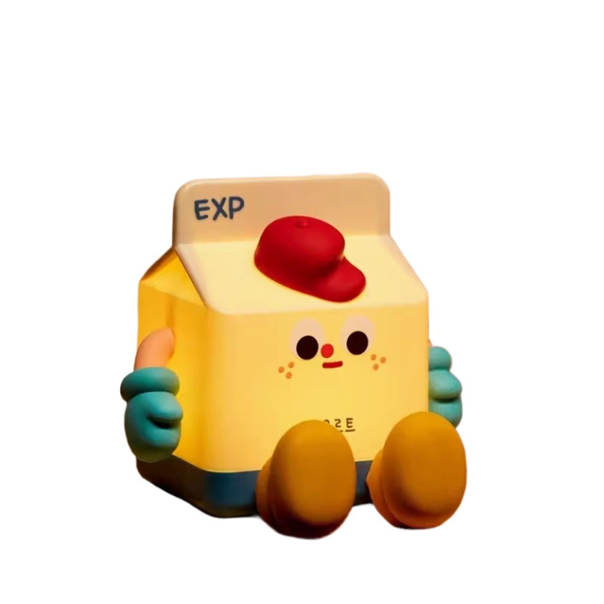 

Milk box night light induction night light