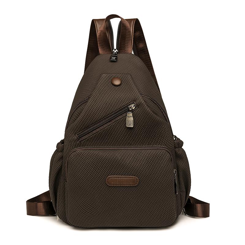 Multifunctional Lightweight Chest Bag Women's Large Capacity Shoulder Bag Commuter Backpack