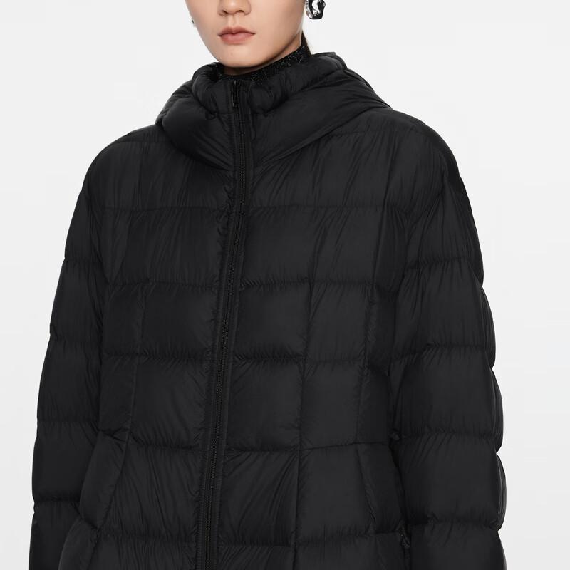 JNBY Women's Long Loose Hooded Down Jacket