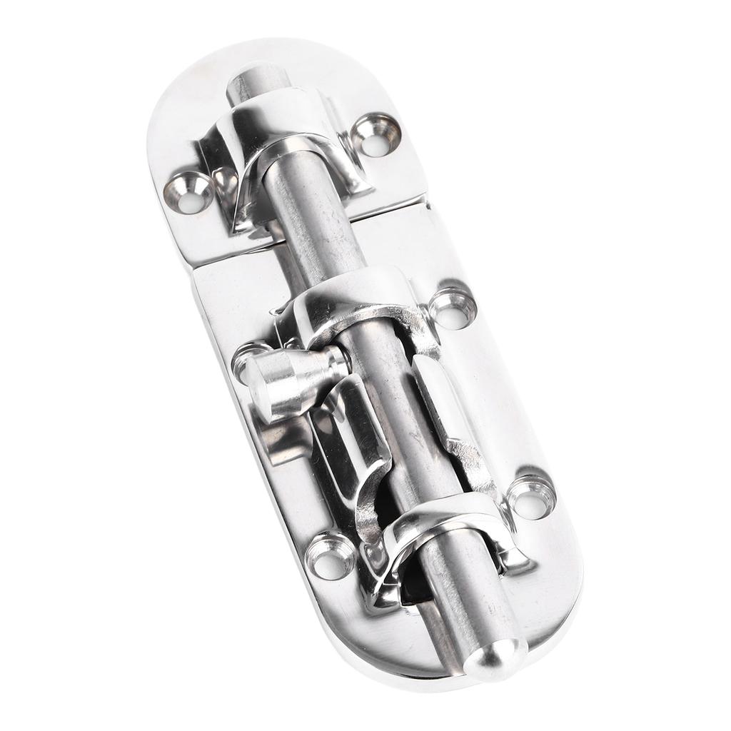 Door Latch Lock 110x38mm 316 Stainless Steel High Accuracy Electrolytic Polishing Process Sliding Bolt Lock