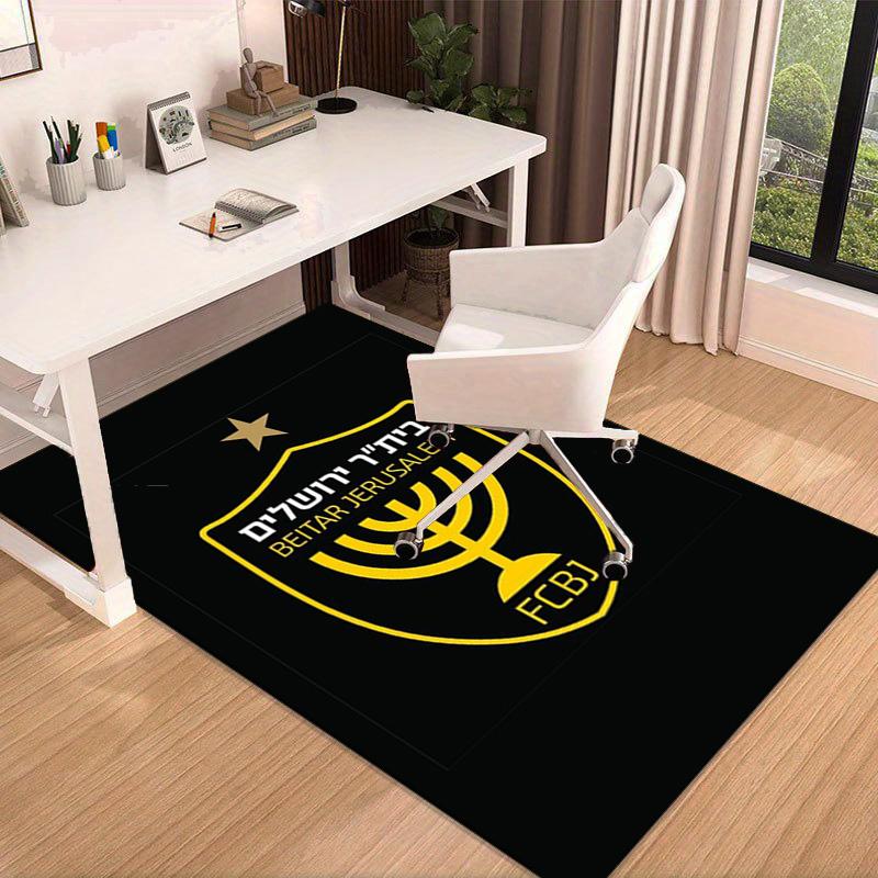 Beitar Football Club Printed Area Rug for Office, Chair Rug, Decorative Carpet Floor Mat, Large Size Fan gifts Christmas gifts