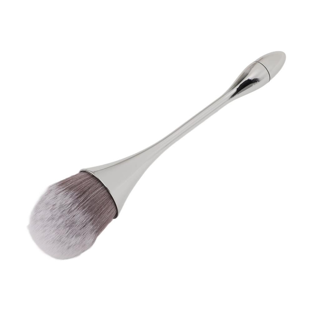 2pcs Soft Bristles Nail Art Powder Brush Ergonomic Handle Powder Remover Brush  Nail Art Application