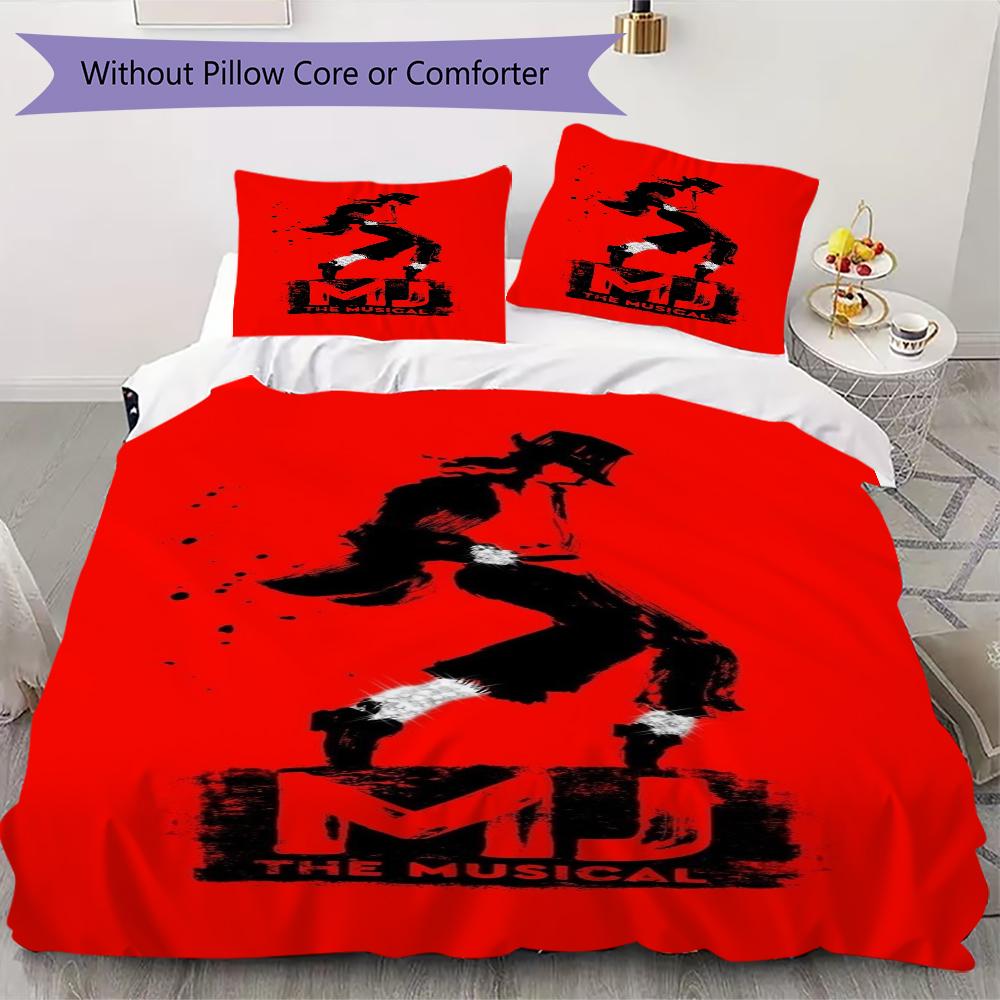 Michael Jackson Iconic Military Stage Outfit Threepiece Set Without Core 1 Duvet Cover 2 Pillowcase Without Core Bedding Set