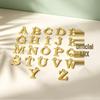 DIY Jewelry Accessories: 26 Alphabet Titanium Steel Pendants for Bracelets, Necklaces, Handmade Charms