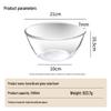 Baijie High Borosilicate Glass Mixing & Salad Bowl