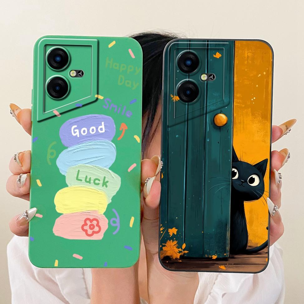 For Tecno Pova Neo3 Case Luxury Fashion Cool Kawaii Cute Painted Silicone Funda For Techno Pova Neo 3 LH6n Casing