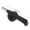 Grill Fan Hand Blower Hand Cranked Charcoal Starter Fan Lightweight Grill Blower Multi-function Outdoor Tool for Camping