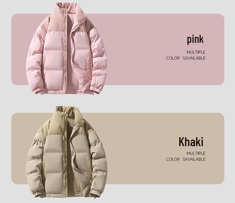 Men's Winter Thick Cotton Coat - Trendy Bread Jacket