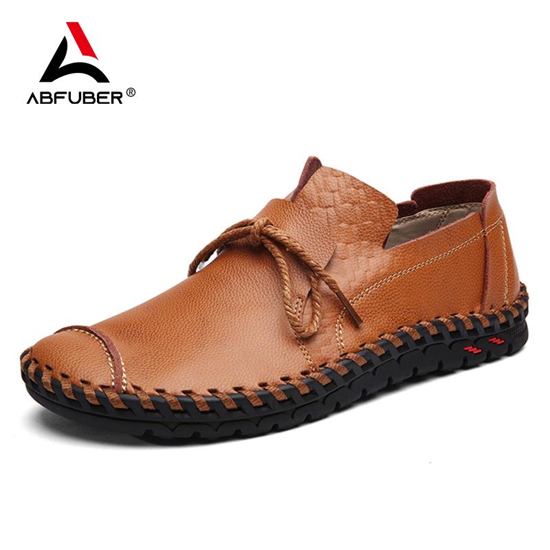 Весенние мужские туфли из кожи ручной работы — фото 3