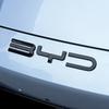 ABS Chrom Auto Front Stoßstange Emblem Abzeichen Aufkleber Schwarzes Carbon Logo Refit Aufkleber Für BYD SEAl EV DMi 2023 2024 2025 Zubehör