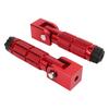 2Pcs Motorcycle Foldable Foot Pegs M8 Antislip Aluminium Alloy Universal for Bikes ATV UTV Go Kart