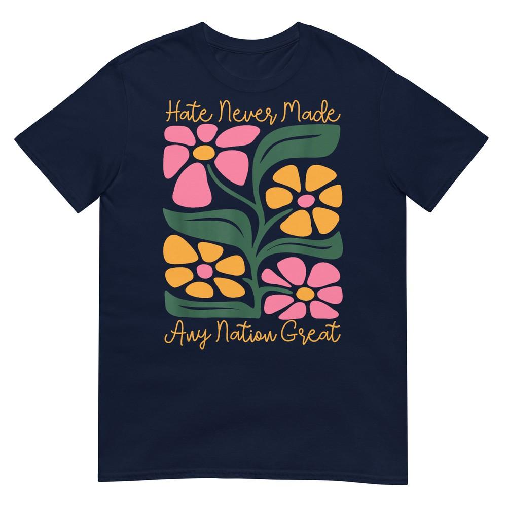 Anti Trump Floral Democrat President Liberal TShirt S
