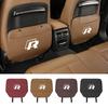 New 2026 Emblems Car Anti-kick Pad Leather Auto Seat Back Protector Pads Anti Scratch For  VW Jetta Golf Beetle CC EOS MK2 MK4 EK1 g1