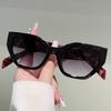 Oversized Cat Eye Sunglasses Women Fashion Vintage Casual Sun Glasses  New Trendy Stylish Design Decor Sun Glasses