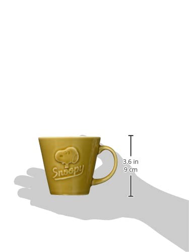 Hrnček PEANUTS, cca. 340ml, Cukrík na úľavu Hnedý, Vyrobené v Japonsku, SN903-11