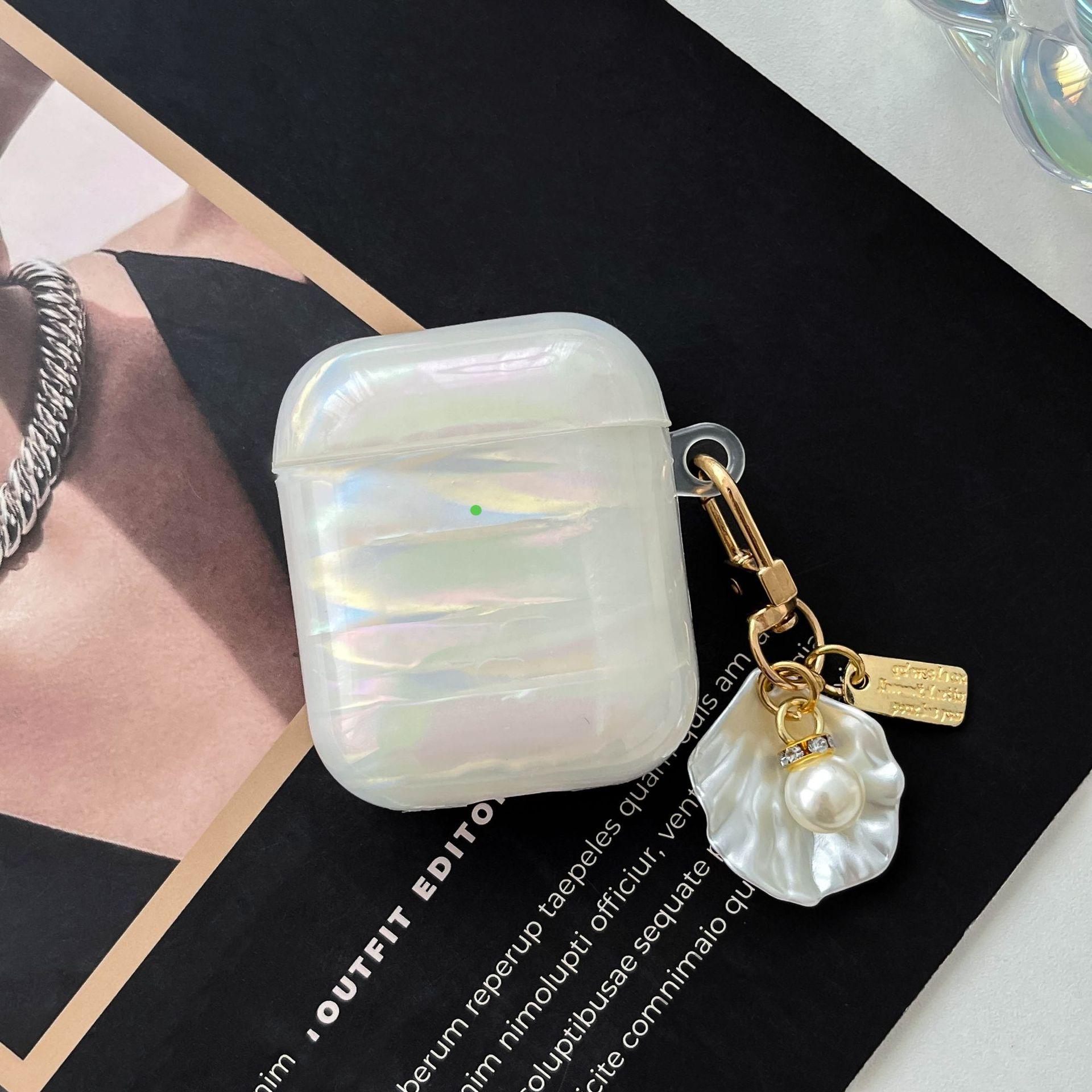 

IMD TPU Case with Pendant for Apple AirPods with Charging Case (2016)/(2019)/AirPods with Wireless Charging Case (2019)