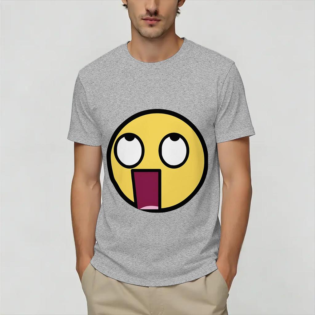 Casual Epic Face Vampire TShirt for Unisex O Neck Cotton T Shirts Short Sleeve Tees Plus Size Clothes