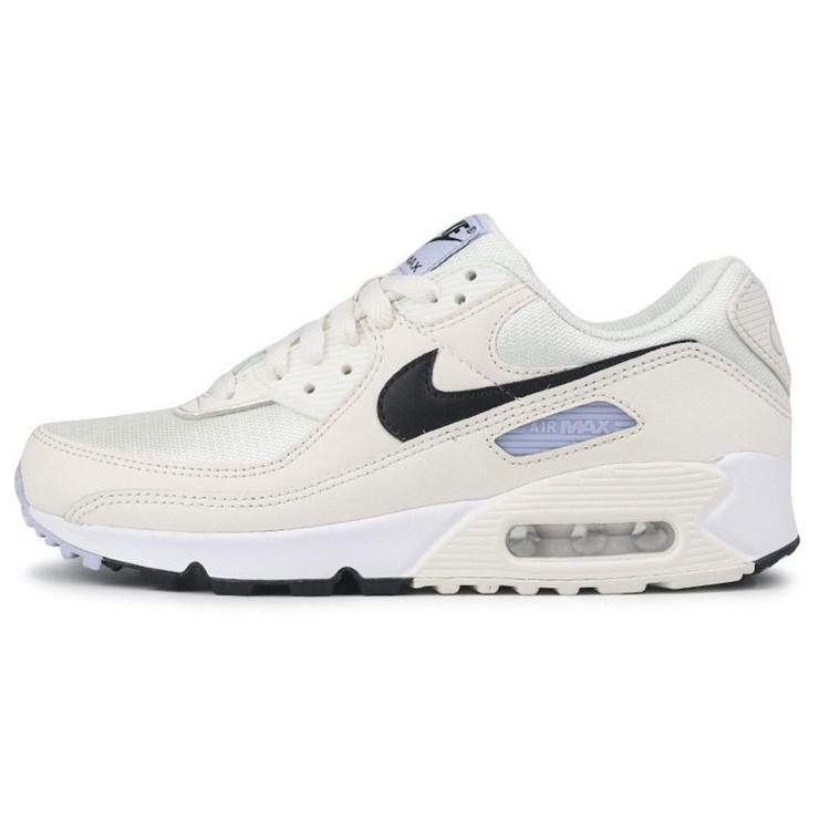 Nike Womens Air Max 90 'Sail' (women's sizes) Sail / Ghost / Black Running Shoes CZ6221 100