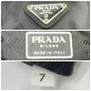 Prada Handbag Tote Shoulder Bag Tessuto Nylon Single Semi Shoulder Plastic Handle Arm Black