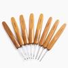 Carbonized Bamboo Crochet Hook for Hand-Knitted Wool Sweaters and Doll Slippers