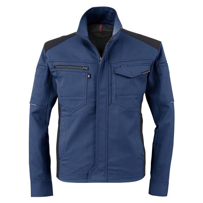 

[Corcos Nobuoka] A-9170 stretch jacket blue L