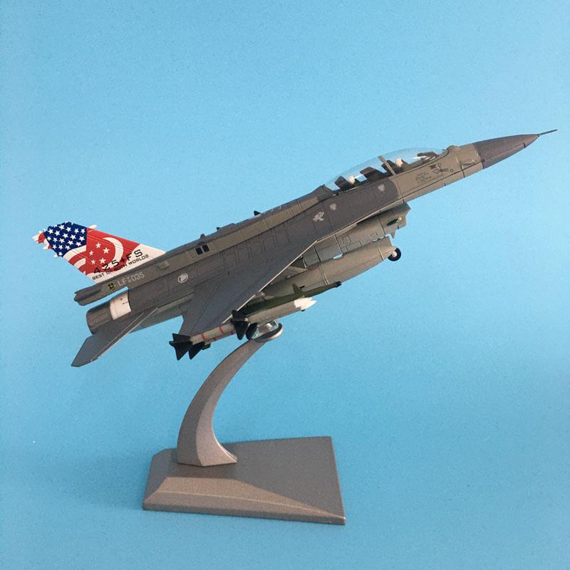 1/72 Scale Alloy Model Diecast Singapore F16D Fighter Collect Gifts
