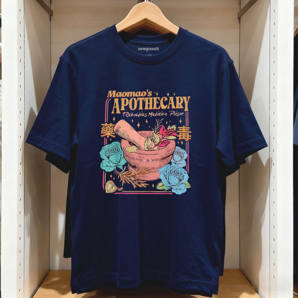 

Mao Maos Apothecary Cute Japanese Anime Classic TShirt Anime Women Unisex Vintage Graphic T Shirts Cotton Oneck Adult 3XL
