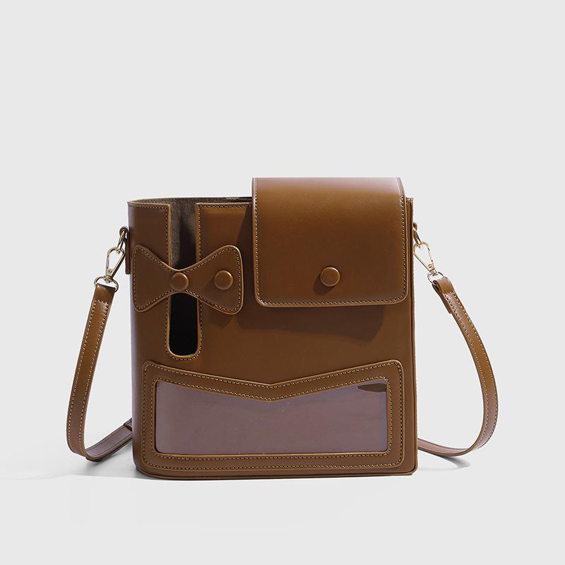 New Bow Water Cup Bag Women's Student Cute Outdoor Portable Beverage Bottle Bag Messenger Bag