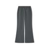 Skechers Soft Comfortable Versatile Wide Leg Flared Pants Women bottoms Oyster-Black L225W110-02KY