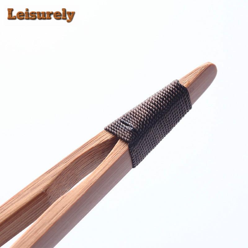 Djupvriden Bambu Te-klämma Te Sex Herrar Handgjort Te-verktygsset Te-servis Redskap Kinesisk Te-set Tillbehör Samling Hantverk