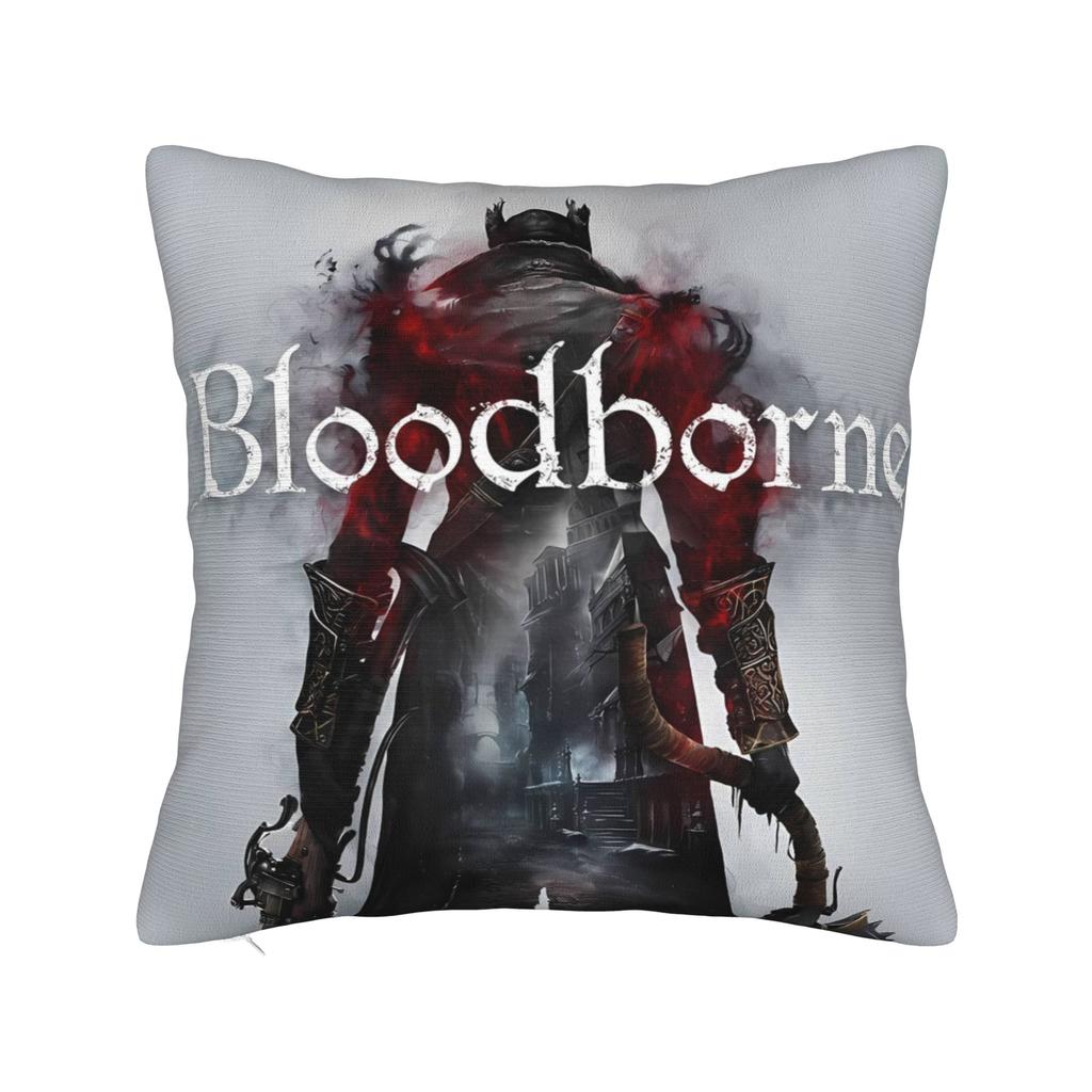 Hunter in Yharnam For Gamers Bloodborne Pillow Case Soft Pillow Cover For Wedding Party Home Decor Kawaii Pillowcases
