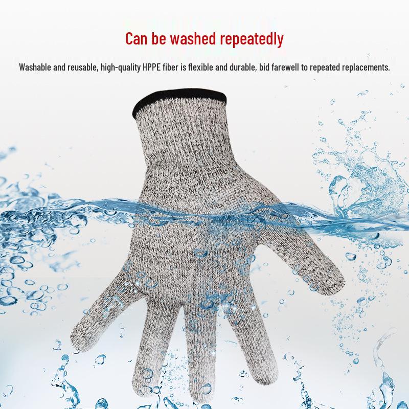 Level 5 HPPE Cut-Resistant Safety Gloves for Gardening