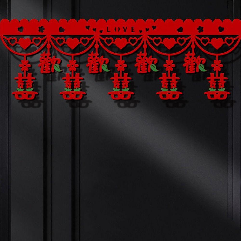 Chinese Style Hanging Banner Non-woven Wall Ornaments Wall Hanging Pendant  Curtains Decor
