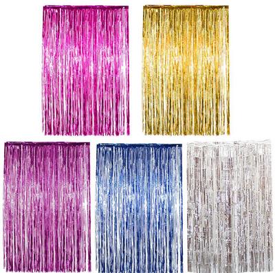 2 M Regen Seide Vorhang Kreative Hochzeit Foto Hintergrund Party Band Dekoration Lange Vorhang