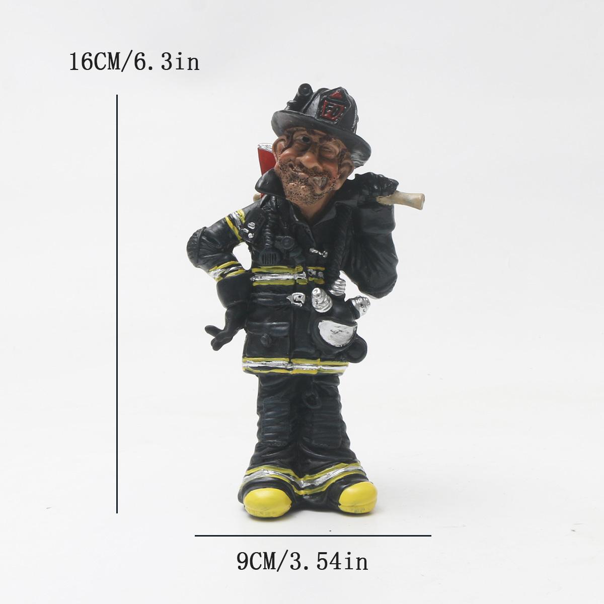 

1 Piece Of Professional Character Ornaments, Cartoon Exaggerated Style Dentist Firefighter Lawyer Doctor Ornaments