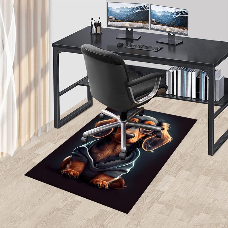 1PC Dog Glasses Extra Large Non Slip Floor carpet, Office, family, bedroom, Studio Large Area Rug Indoor Rugs
