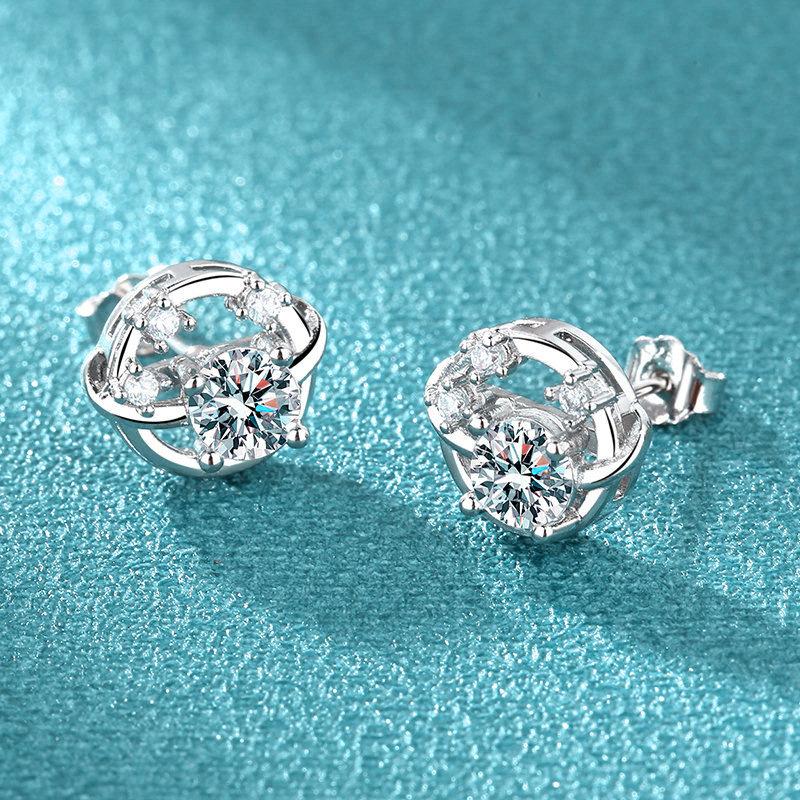 Korean Design Flower Earrings Female Korean Temperament Minority Earrings Insensitive Earrings