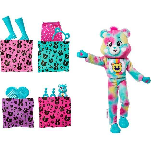 Кукла Barbie Cutie Reveal Заботливые Мишки Серия 2 Костюм Мишки Позитивные Вибрации 10 Сюрпризов JFV62