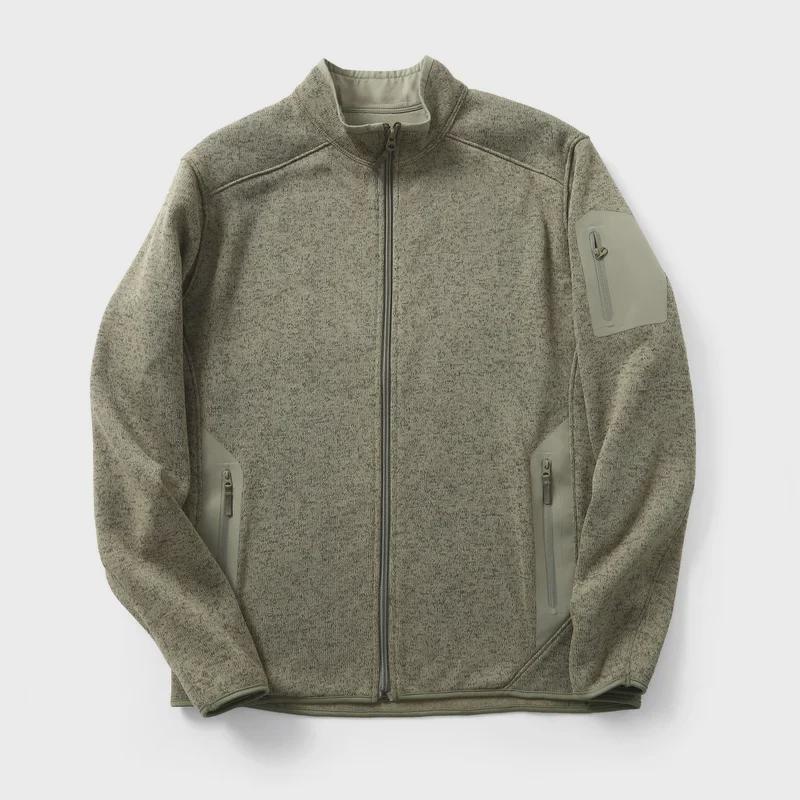 2024 Spring/Autumn Versatile Fleece Jacket: Stylish, Warm, Loose-Fit with Half-High Collar for Outdoor Adventures