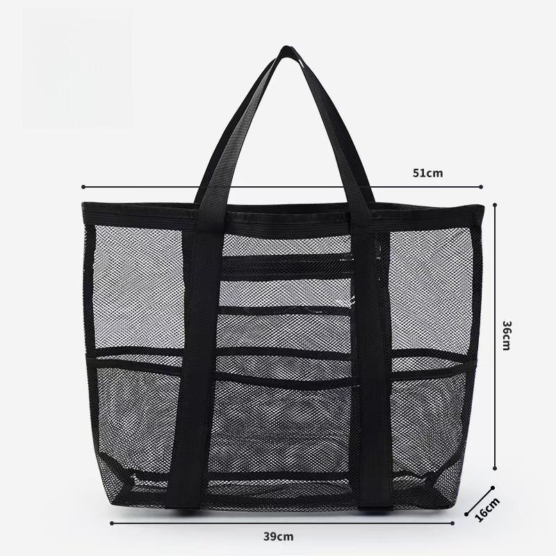 Große Kapazität Netz-Strandtasche Tragbarer Reise-Organizer für Schwimmen und Fitness KTB