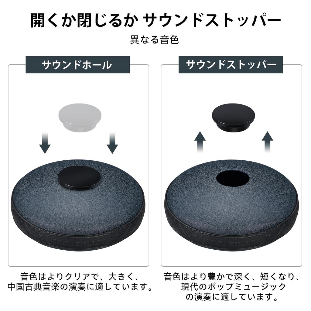 Zungentrommel, Schlitztrommel, 11 Töne, 6 Zoll, mit Aufbewahrungstasche, Musikinstrument, Schlaginstrument, Yoga, Meditation, Zen, Gebet, Notenblatt inklusive