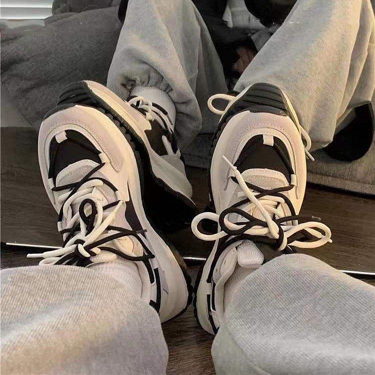 Campus style soft sole retro casual dad shoes spring and summer new ins trendy casual sports shoes